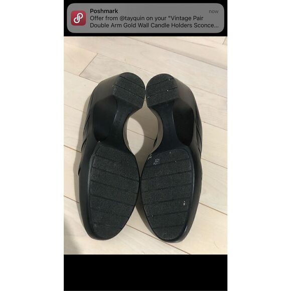 Easy Spirit Women's Clogs Slip-on Wedge Sandals Black Size 9M - Picture 3 of 5